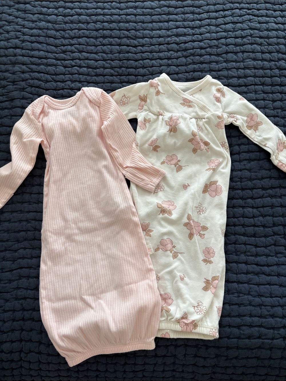 Set of Two Newborn Carter’s Girl Gowns